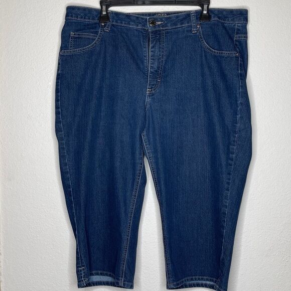 Lee Riders Capri Jeans Blue - Picture 6 of 8